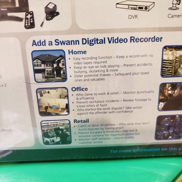 Swann Advanced Security Made Easy 8" Compact Colour Monitor LCD Viewer - Picture 10 of 11